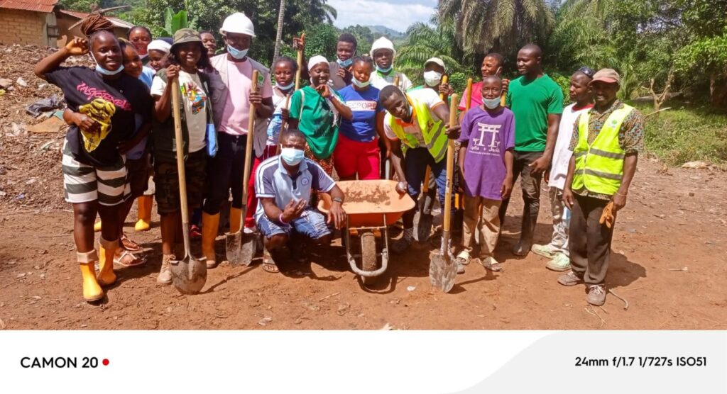 VCC, Wologizi Eco Brigade Observe First Saturday Clean Up Exercise in Voinjama