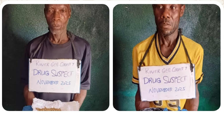 LDEA Confiscates Tramadol, Kush, and Marijuana in Twin Operations as Four Men Arrested in River Gee