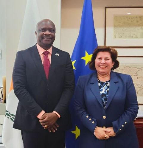 Ambassador Yorlay Engages with Cypriot Officials to Further Strengthen Bilateral Relations