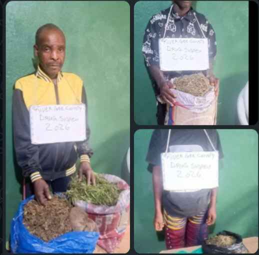 Three Arrested In River Gee Drug Raid